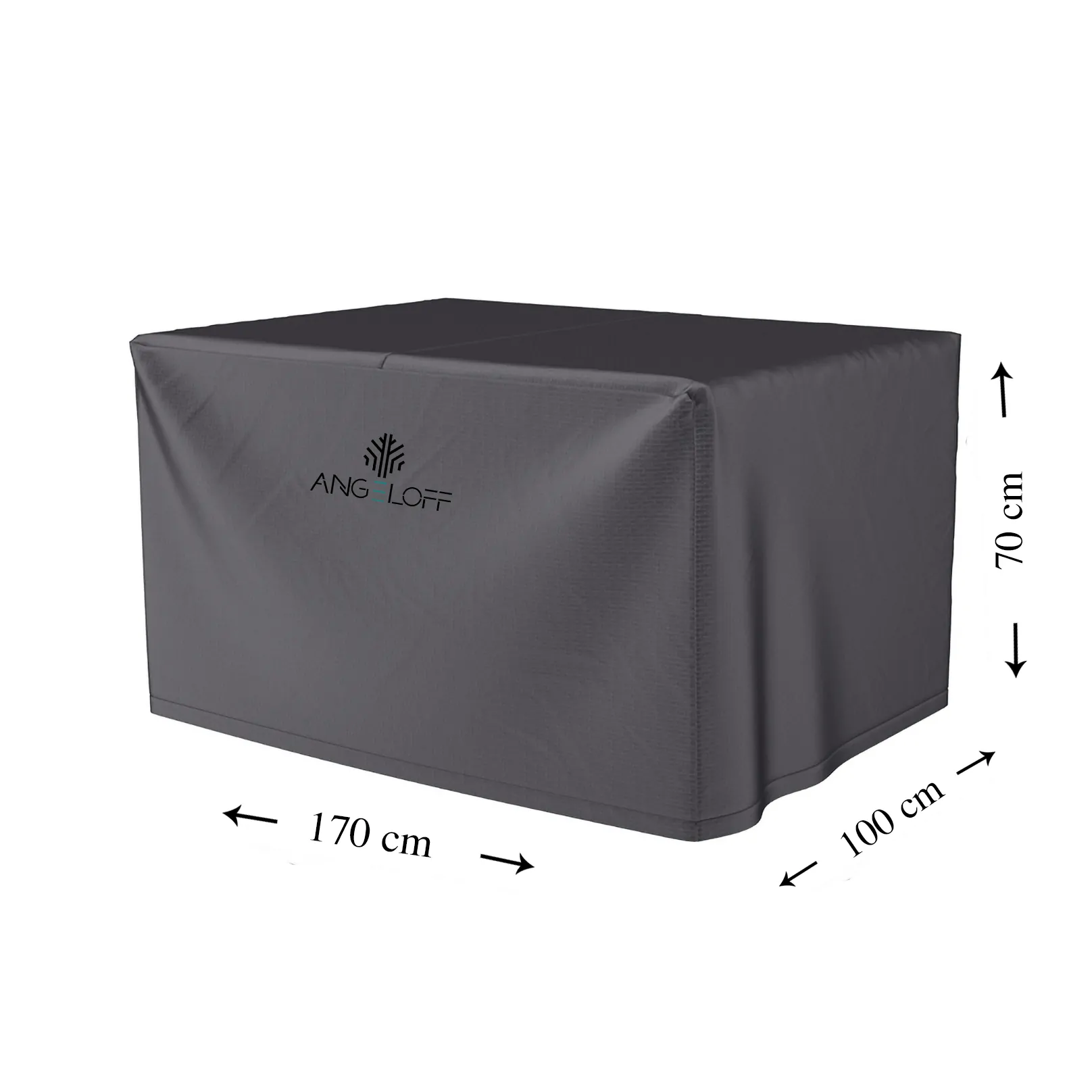 Husa mobilier gradina Angeloff pentru masa gradina, 170*100*70 cm (L*l*h)