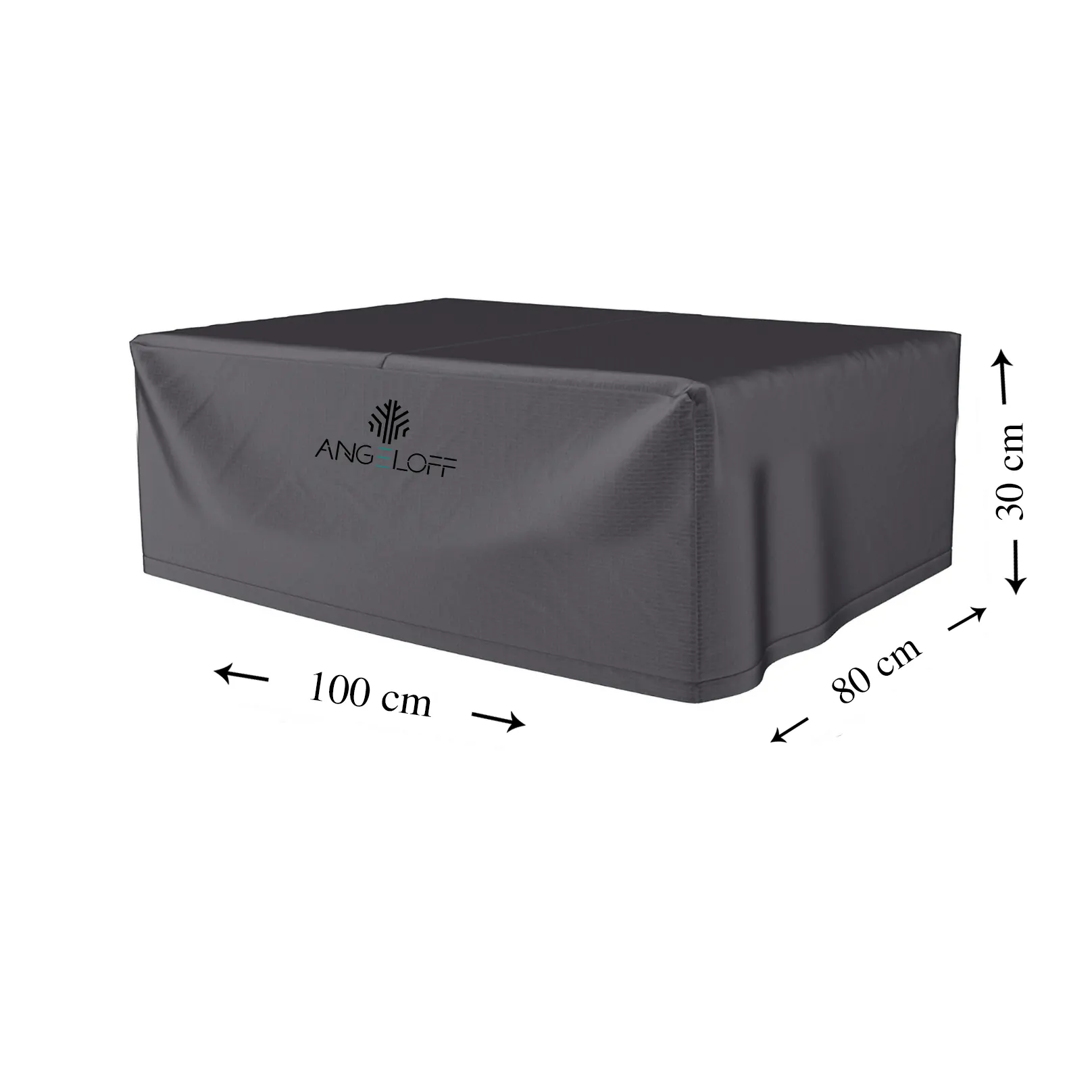 Husă mobilier grădină Angeloff pentru masă mică grădină 100 × 80 × 30 cm