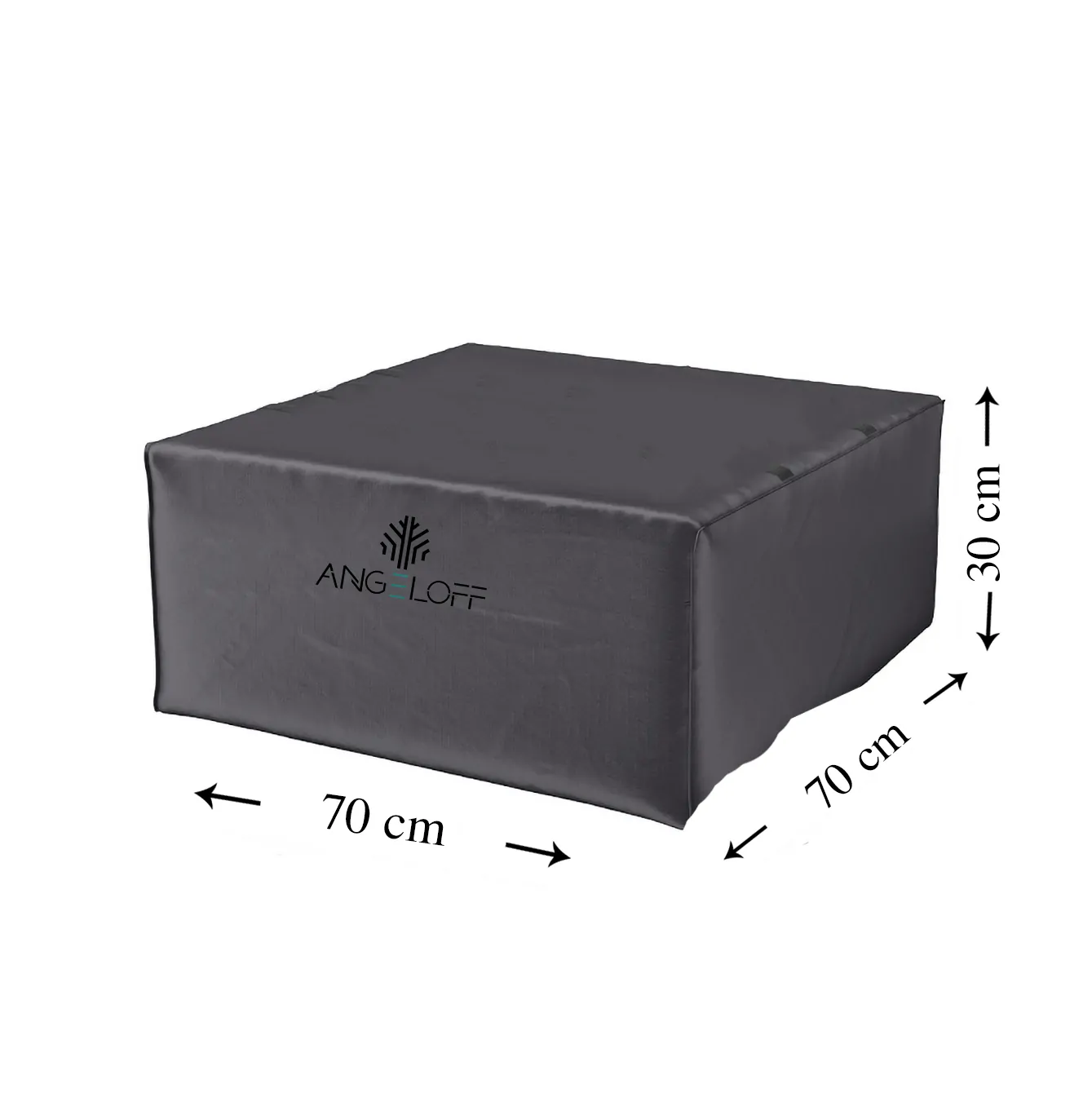 Husa mobilier gradina Angeloff pentru masa mica gradina, 70*70*30 cm (L*l*h)