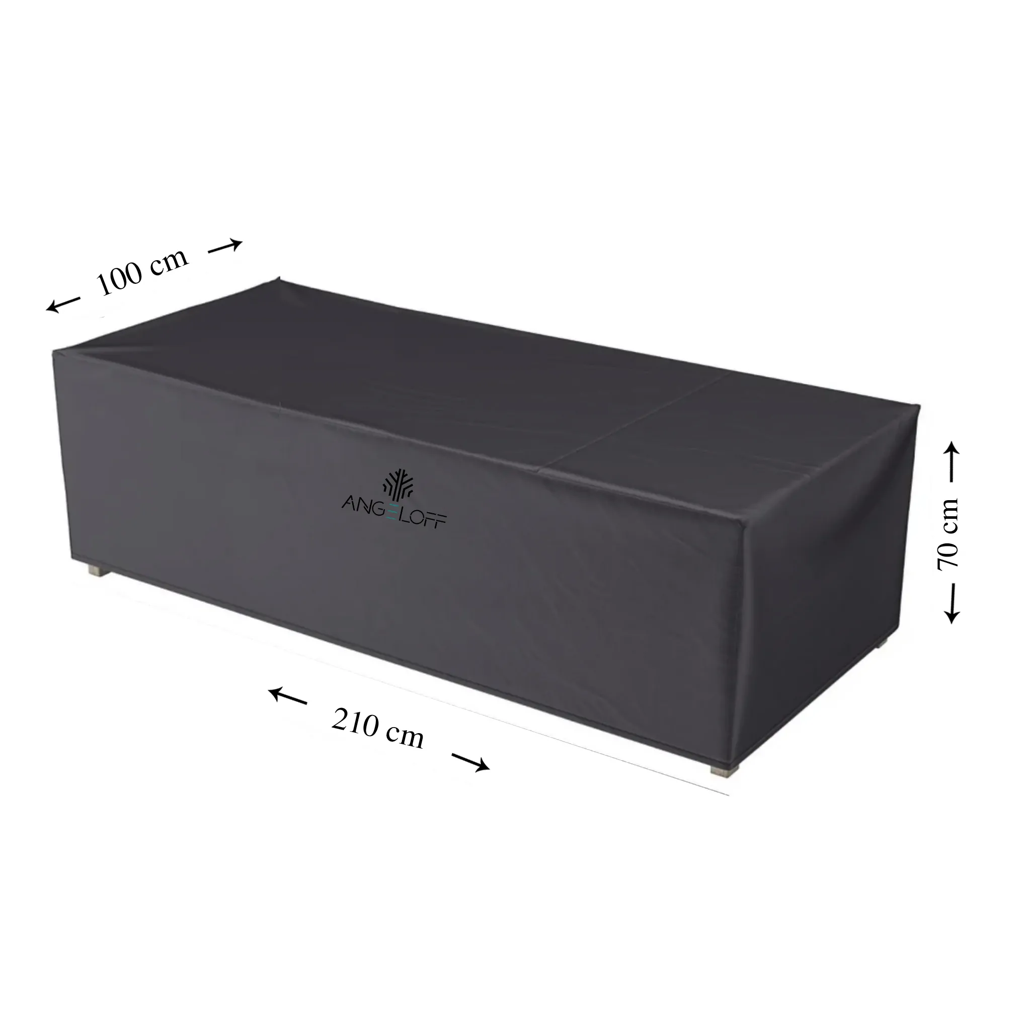Husă mobilier grădină Angeloff pentru canapea 210 × 100 × 70 cm
