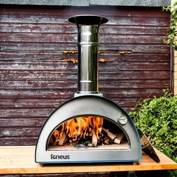 Cuptor pizza pe lemne, 60cm, Igneus Classico-Violet — imaginea 3