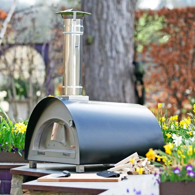 Cuptor pizza pe lemne, 60cm, Igneus Pro 600-Grafit — imaginea 4