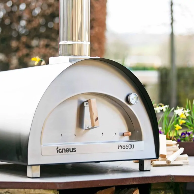 Cuptor pizza pe lemne, 60cm, Igneus Pro 600-Grafit — imaginea 5