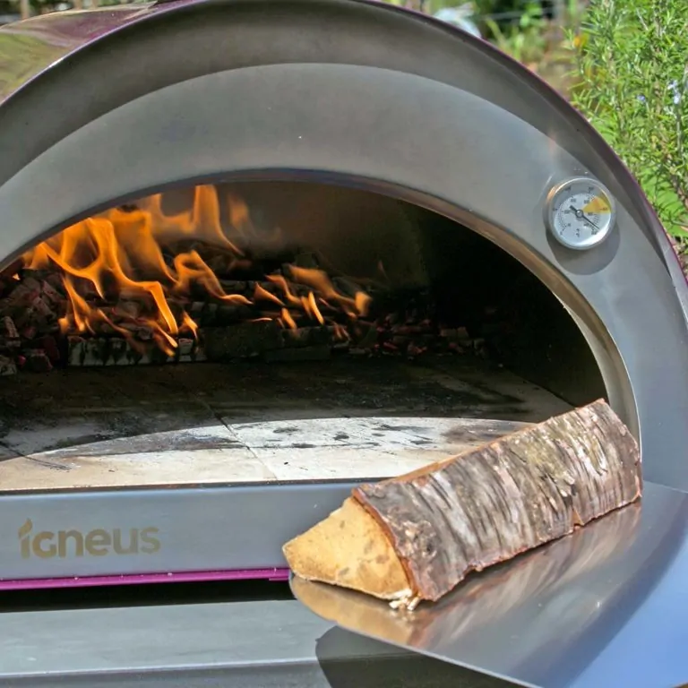 Cuptor pizza pe lemne, 60cm, Igneus Classico-Violet — imaginea 2