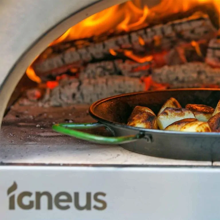 Cuptor pizza pe lemne, 50cm, Igneus Bambino- Cupru — imaginea 5