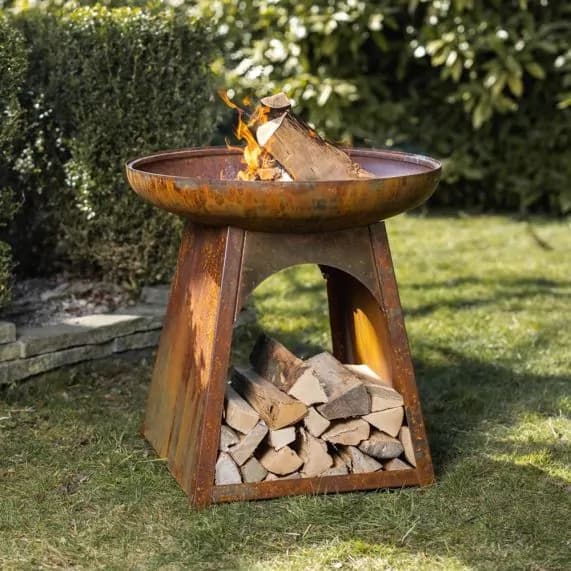 Vatra de foc cu plita, TopUp, ruginiu, Feu du Jardin — imaginea 2