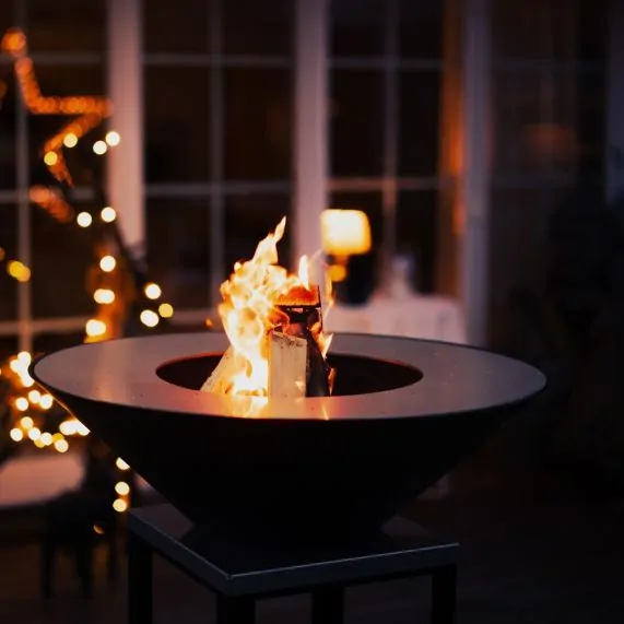 Vatra de foc cu plita Fyro 80 ruginiu, Feu du Jardin — imaginea 2