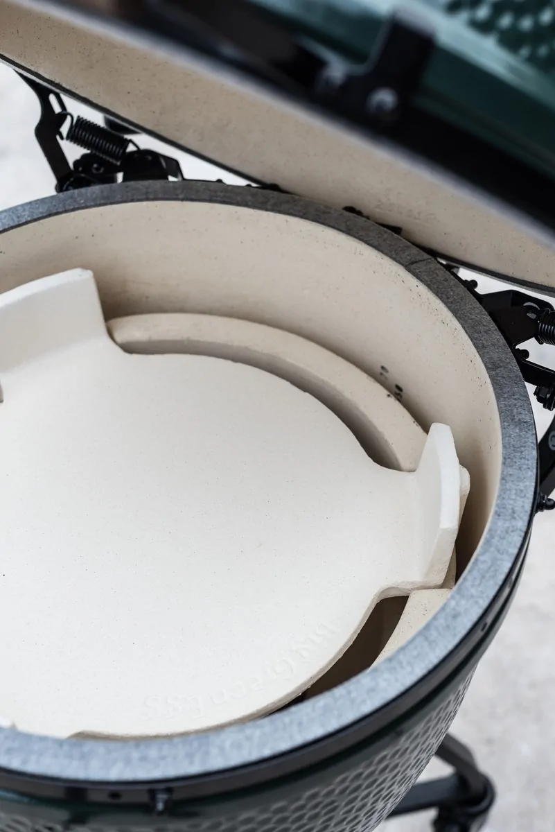 Conveggtor- deflector de gatit indirect pentru Kamado Medium, Big Green Egg — imaginea 3