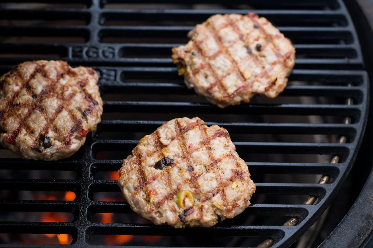 Jumatate de grila din fonta pentru Kamado Large, Big Green Egg — imaginea 2