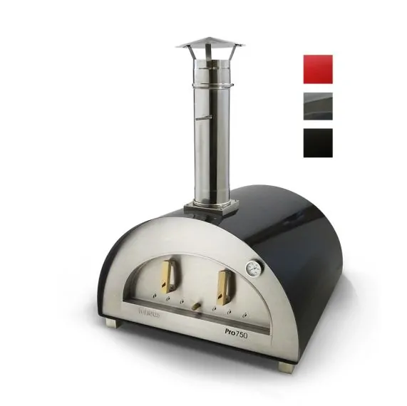Cuptor pizza pe lemne, 75cm, Igneus Pro 750-Grafit