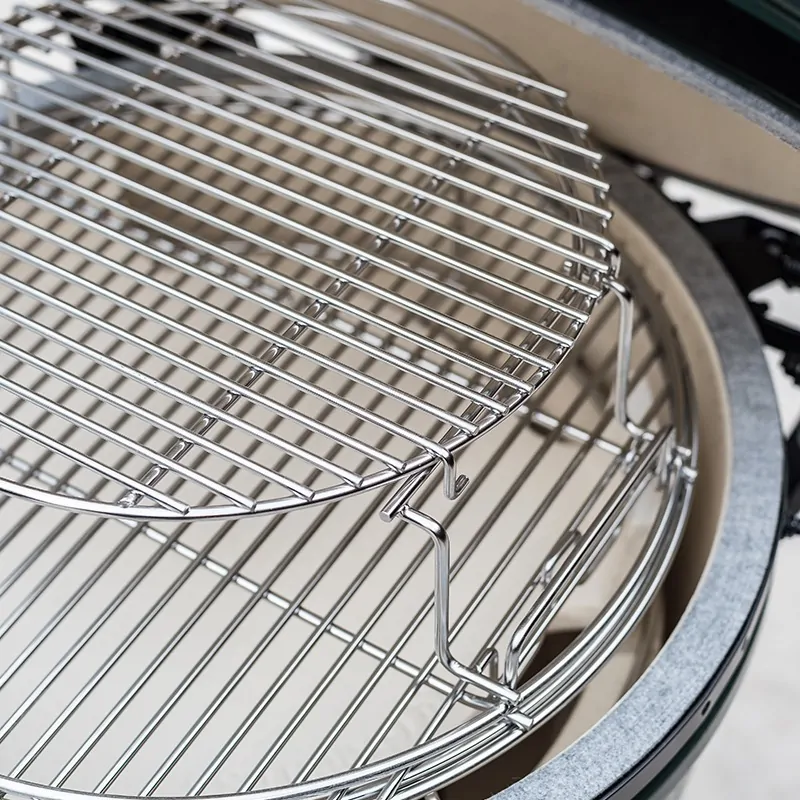 Etajera din inox pentru Kamado Large pe 2 nivele, Big Green Egg — imaginea 2