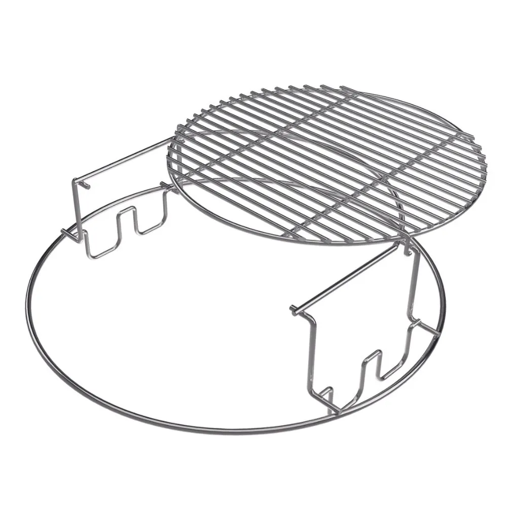 Etajera din inox pentru Kamado XLarge pe 2 nivele, Big Green Egg