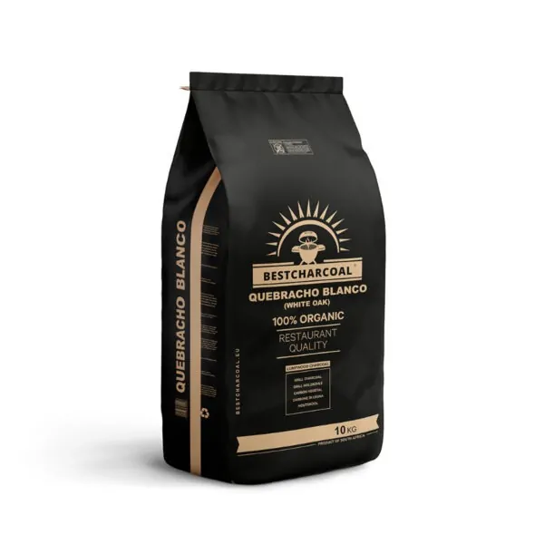 Cărbuni Quebracho Blanco (Stejar Alb) 10 kg, Bestcharcoal – Cărbune premium pentru GRĂTAR și BBQ