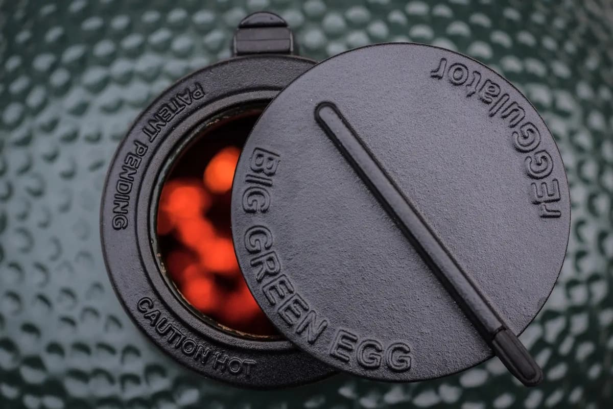 Reggulator evacuare fum pentru Kamado M, L, XL, XXL, Big Green Egg — imaginea 4