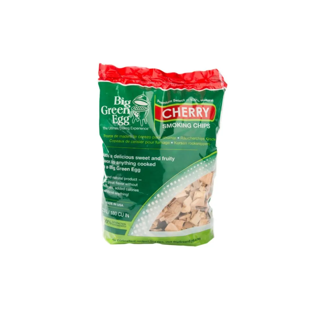 Aschii pentru afumare din lemn de cires, Big Green Egg