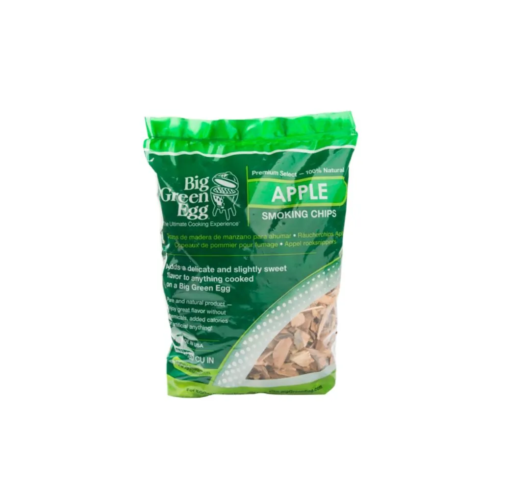 Aschii pentru afumat din lemn de mar, Big Green Egg