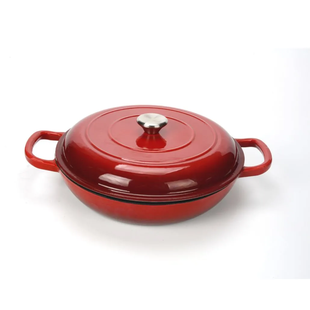 Oală din fontă cu capac, Durable enamel cooking pot, Milestone66 — imaginea 2