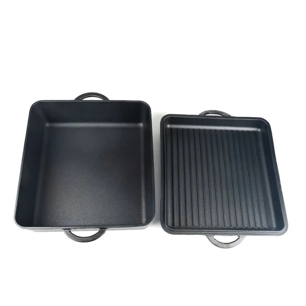Tavă de cuptor 3in1 din fontă, 36 x 36 cm, 3in1 Baking Dish, Milestone66 — imaginea 2