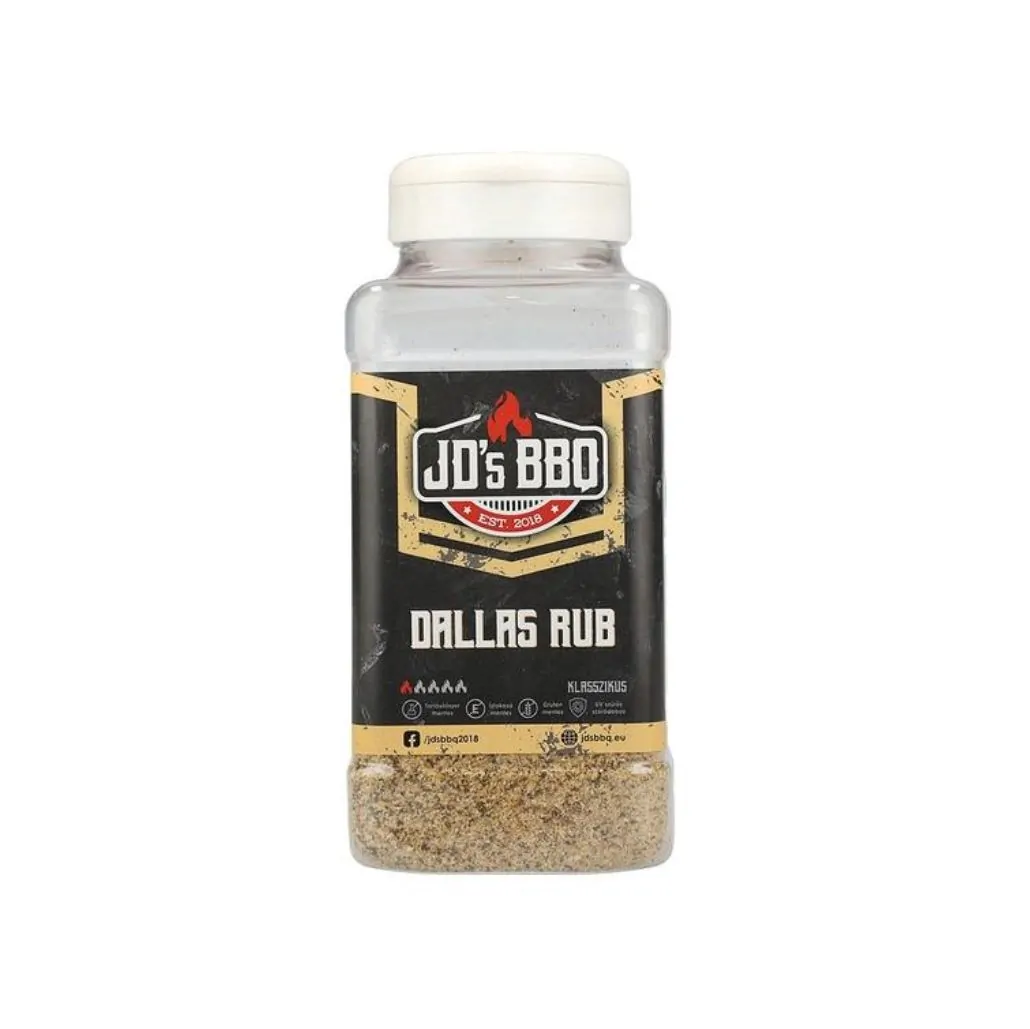 Condiment pentru BBQ, Dallas Rub, 300 gr, JD's — imaginea 2