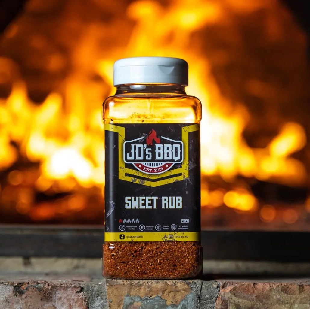 Condiment pentru BBQ, Sweet Rub, 300 gr, JD’s