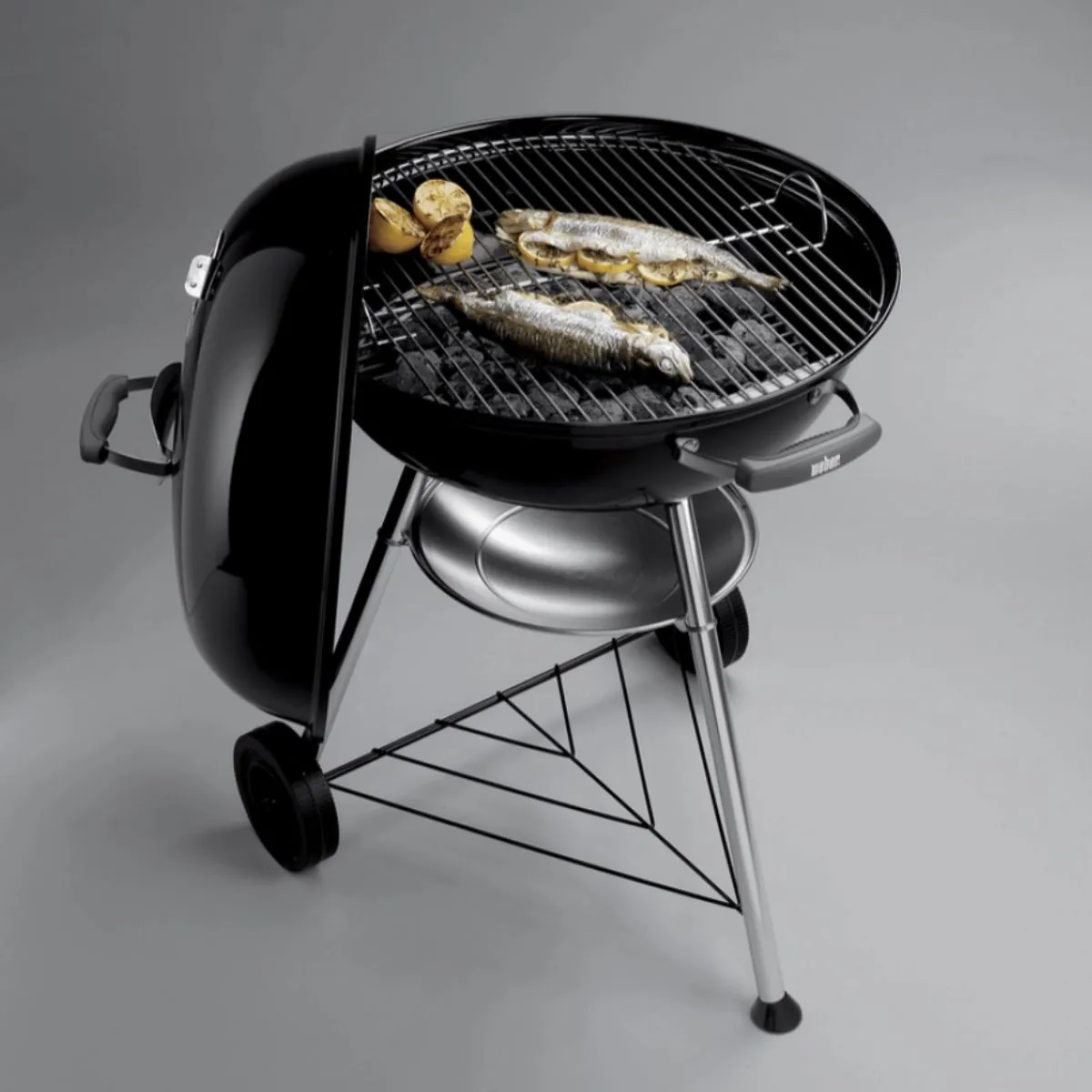 Grătar pe cărbuni Compact, Kettle 57 cm, Negru, Weber — imaginea 4