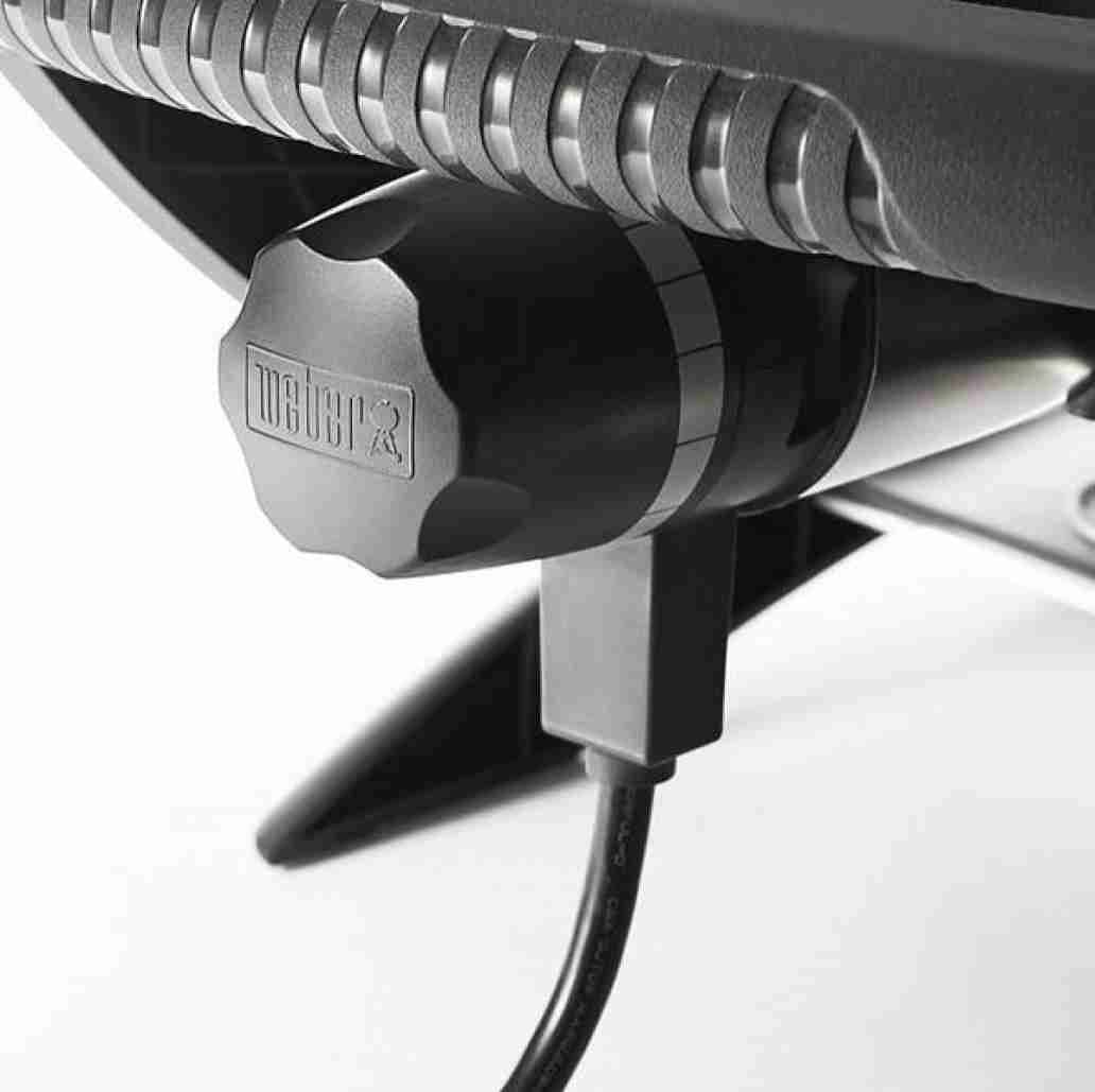 Grătar electric Weber Q1400 cu suport – Antracit — imaginea 4