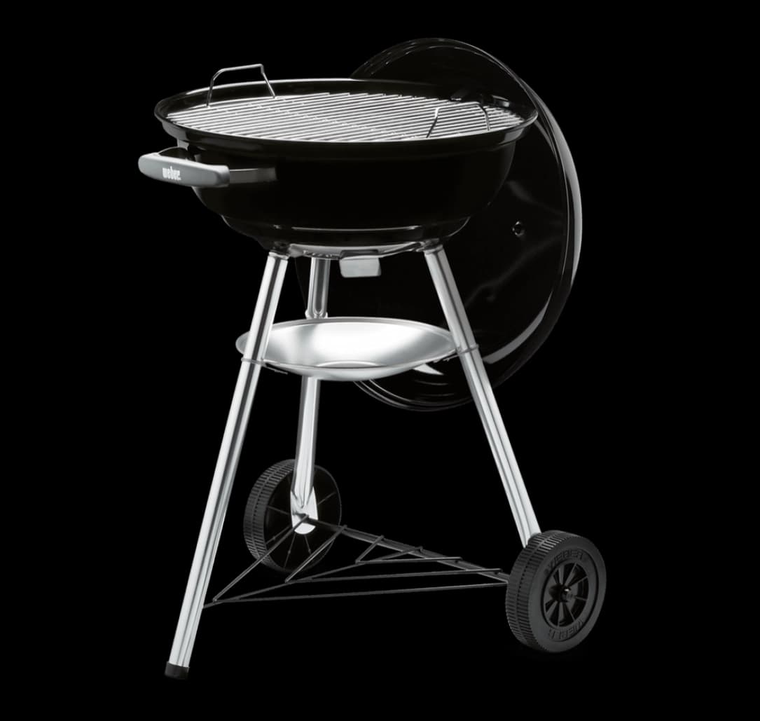 Grătar pe cărbuni Compact, Kettle 47 cm, Negru, Weber — imaginea 3