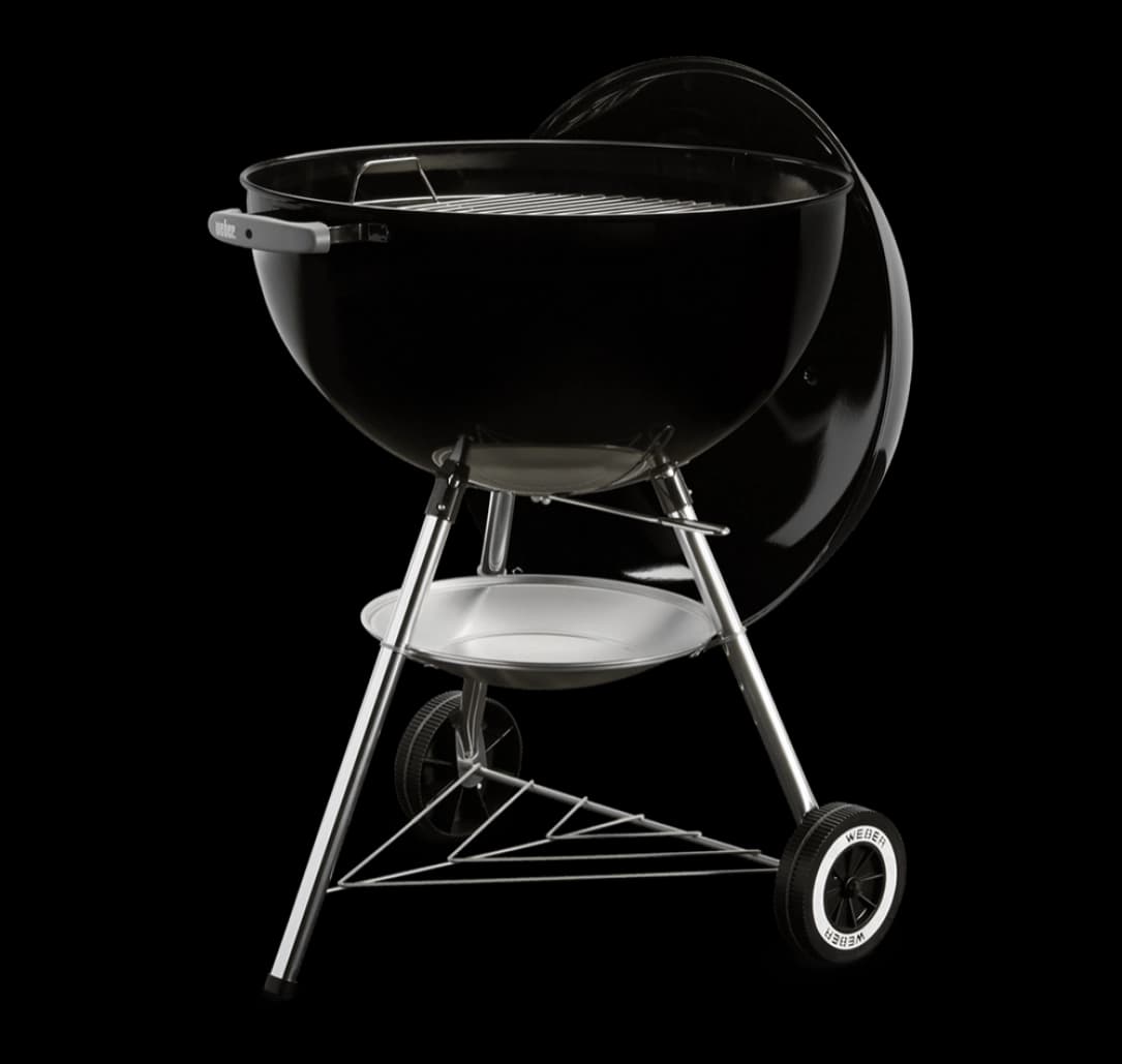 Grătar pe cărbuni Classic, Kettle, 57 cm, Negru, Weber — imaginea 3