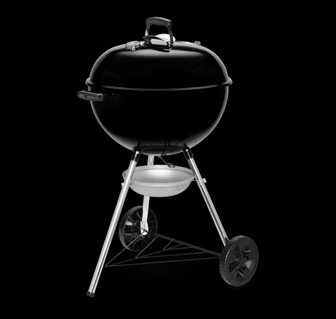 Grătar pe cărbuni, Original, Kettle E-5710, Negru, Weber