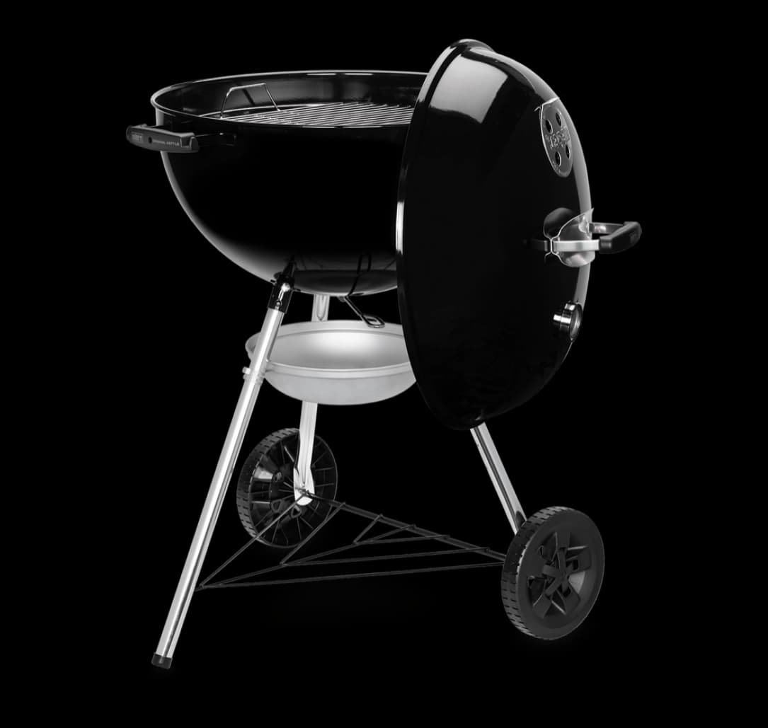 Grătar pe cărbuni, Original, Kettle E-5710, Negru, Weber — imaginea 3