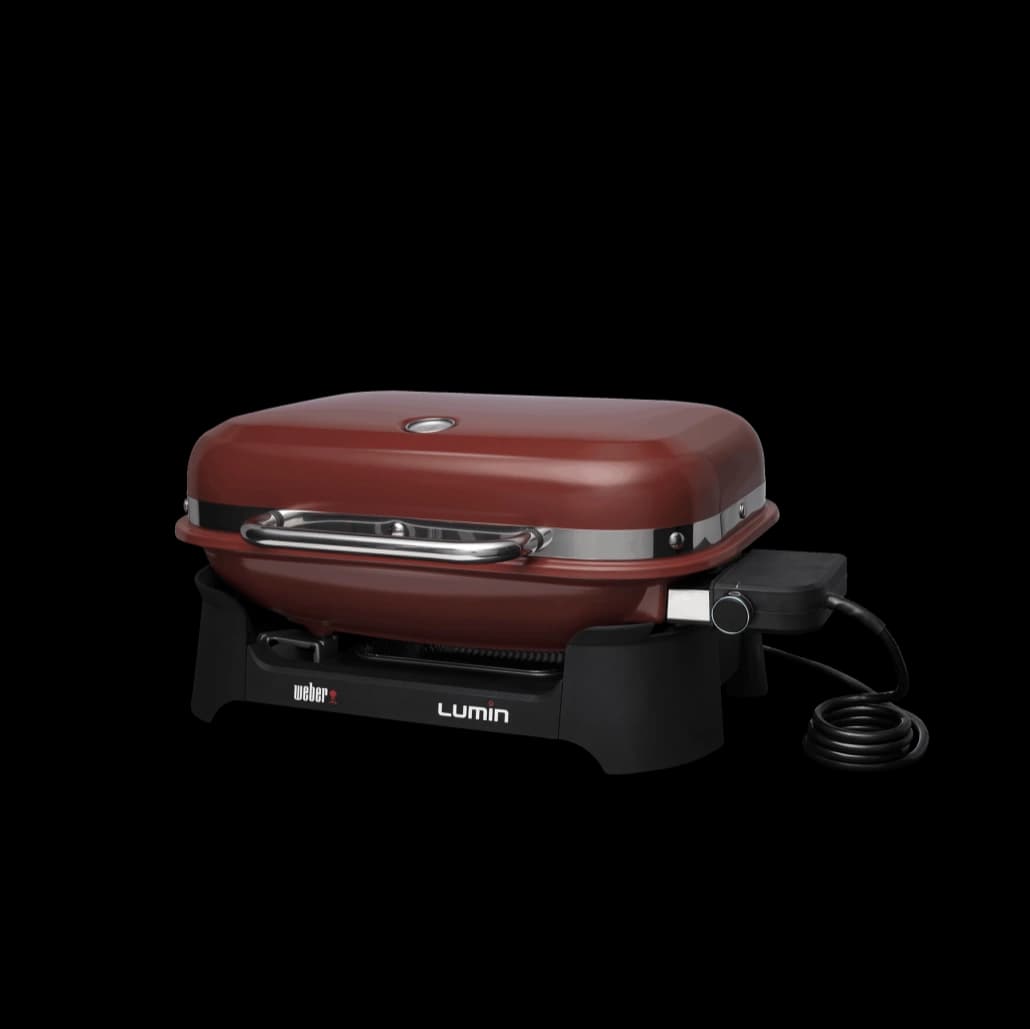 Grătar electric Lumin Weber – roșu — imaginea 3