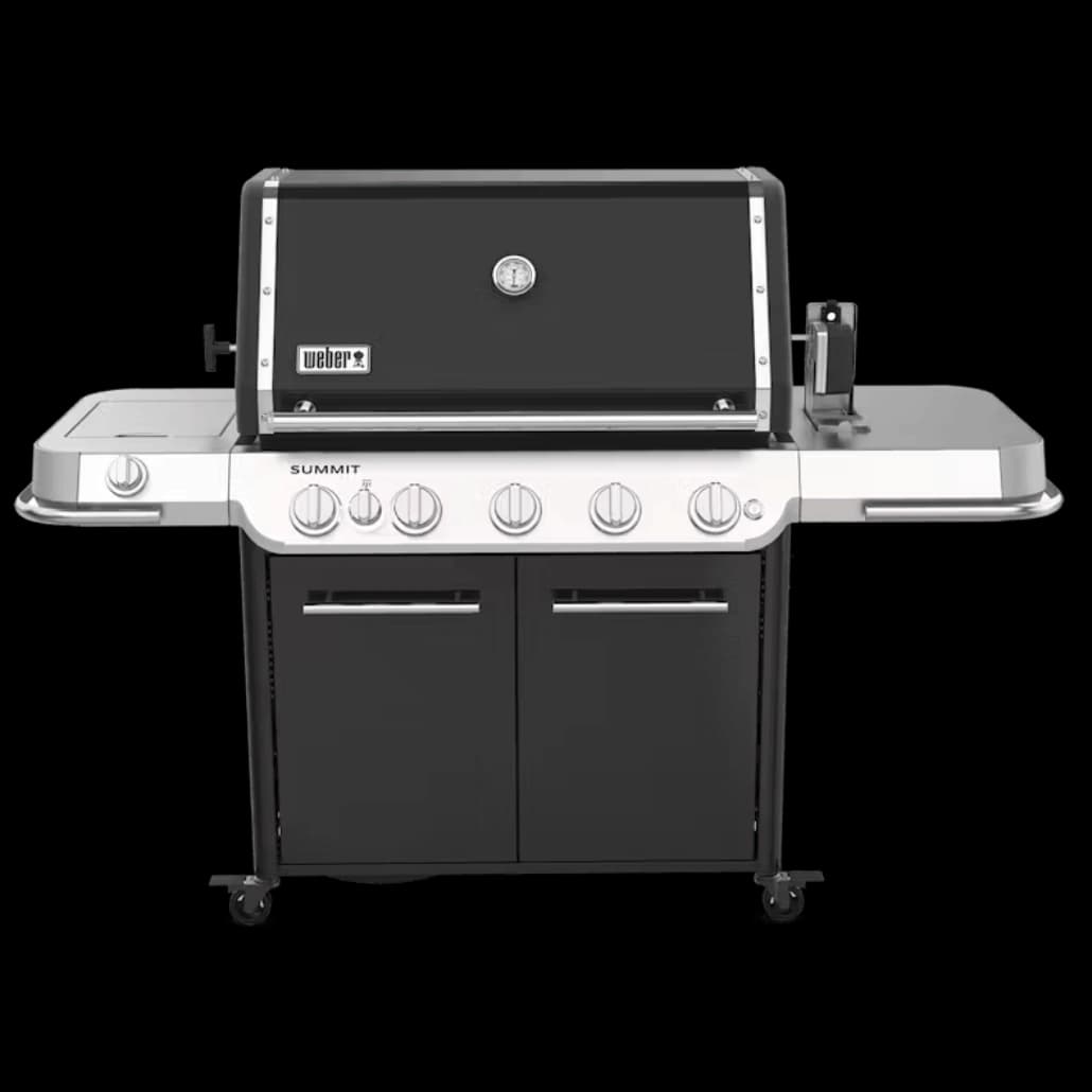 Grătar pe gaz Summit FS38 E + regulator + husă de protecție — imaginea 2