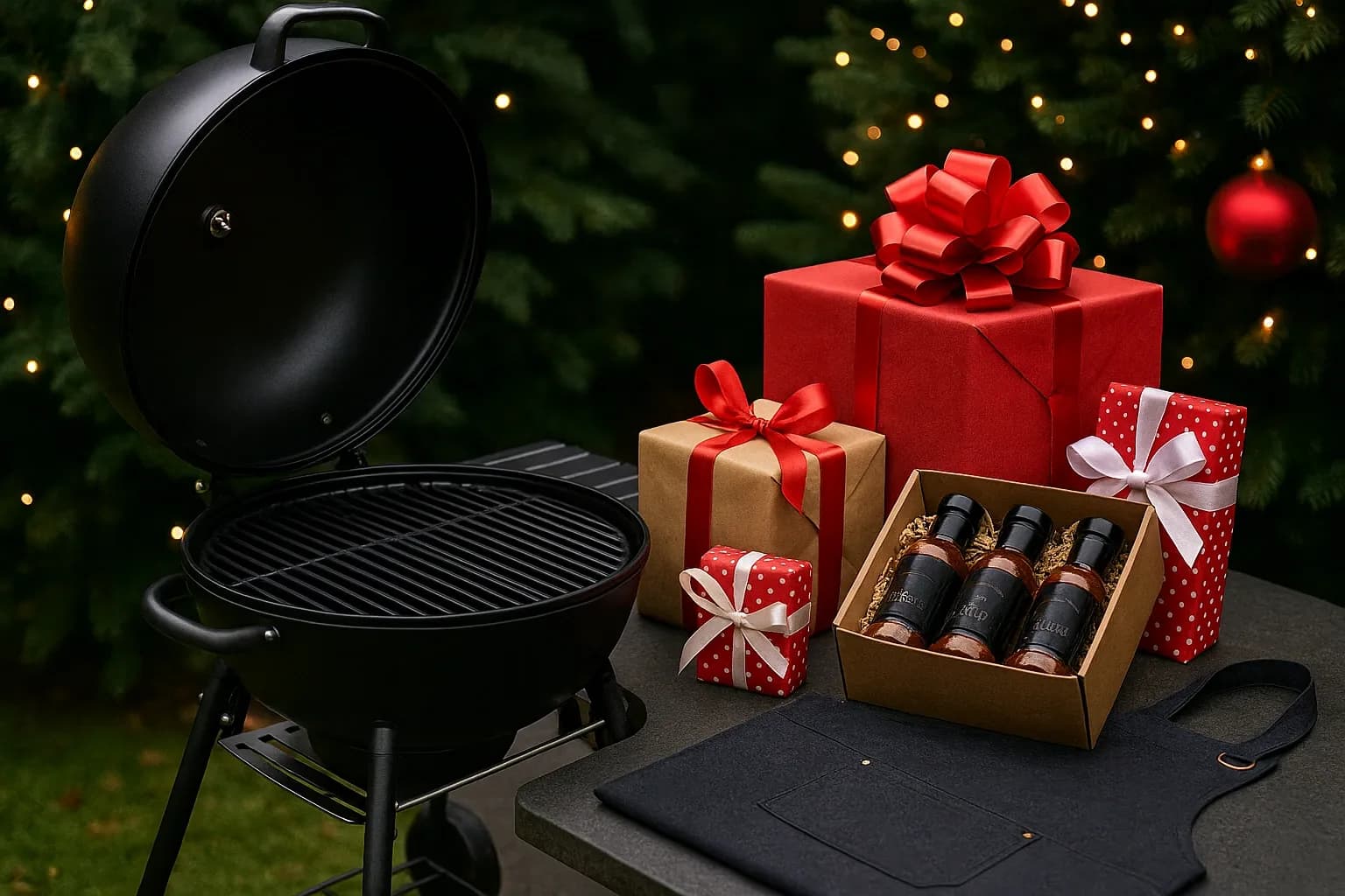 Cadouri pentru Craciun gratar si pachete BBQ premium