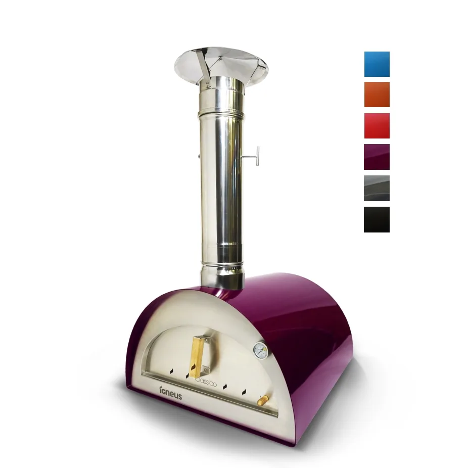 Cuptor pizza pe lemne, 60cm, Igneus Classico-Violet