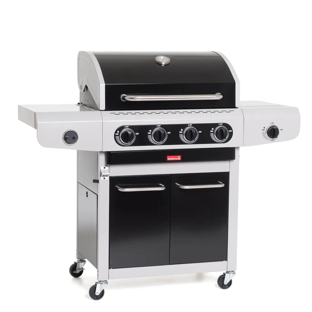 Gratar pe gaz SIESTA 412 Black Edition, Barbecook