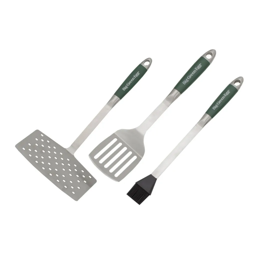 Set de instrumente personalizate pentru gratar din otel inoxidabil, Big Green Egg