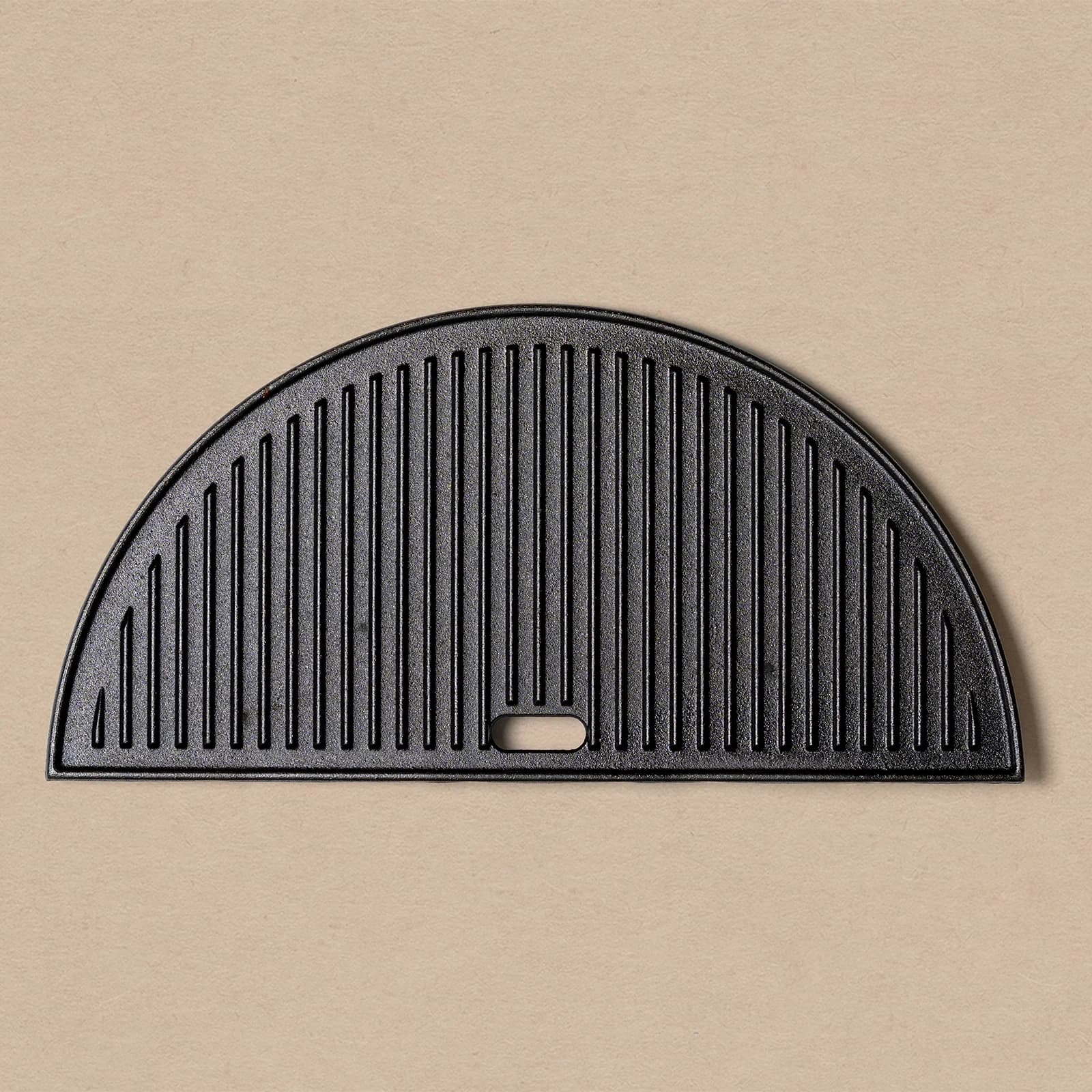 Grilă din fontă semilună reversibilă pentru grătarele Kamado Large, Bestcharcoal