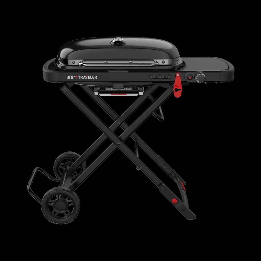 Grătar pe gaz portabil Traveler Stealth negru – Weber