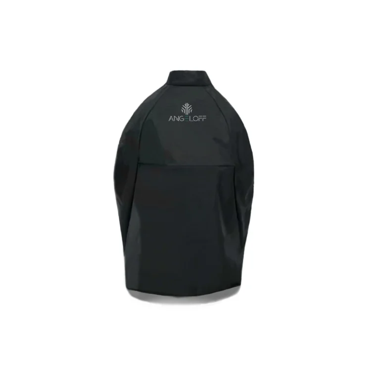 Husă pentru grătar ceramic cu suport, fabricat manual, din material negru, impermeabil, anti UV.