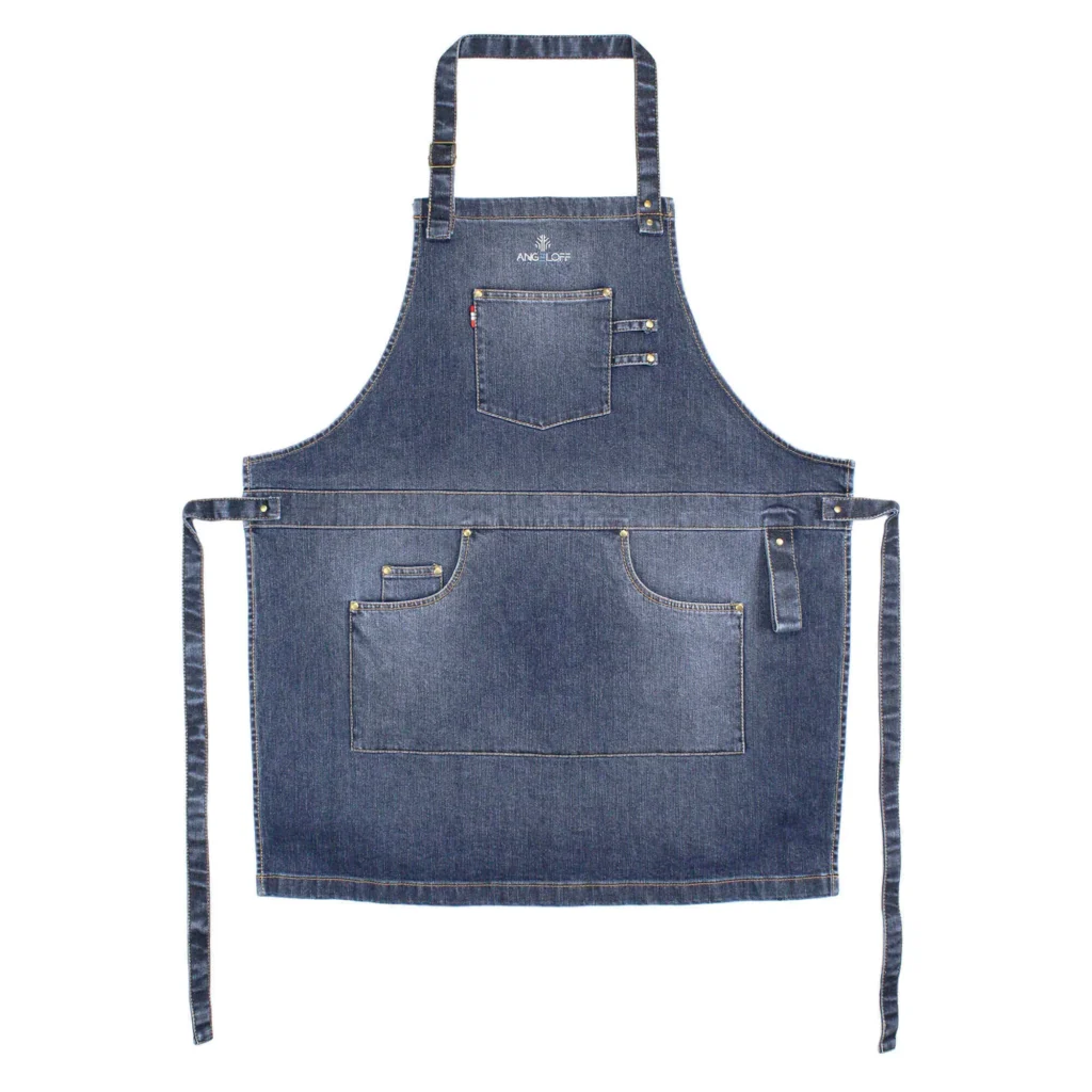 Sort BBQ pentru grill sau bucatarie din material denim calitativ.