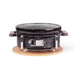 Gratar ceramic de masa Shichirin, rotund, Yakiniku