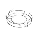 Cos metalic Conveggtor pentru Kamado XLarge, Big Green Egg