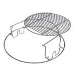 Etajera din inox pentru Kamado XLarge pe 2 nivele, Big Green Egg