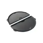 Plita din fonta reversibila, semiluna, pentru Kamado XL, XXL, Big Green Egg