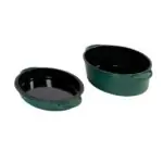 Oala ovala din fonta emailata cu capac, Mare, Big Green Egg