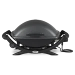 Gratar gradina electric Weber Q2400 antracit ideal pentru balcoane si terase