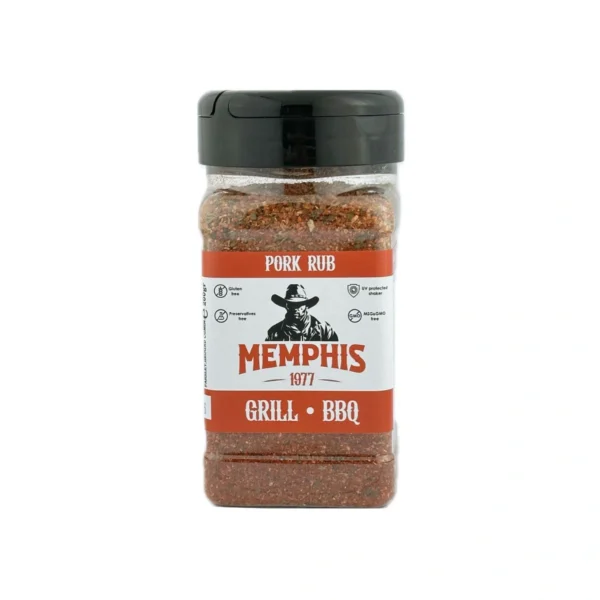 Condiment pentru BBQ Pork Rub Memphis Grill si BBQ ideal pentru carne de porc si gatiri lente