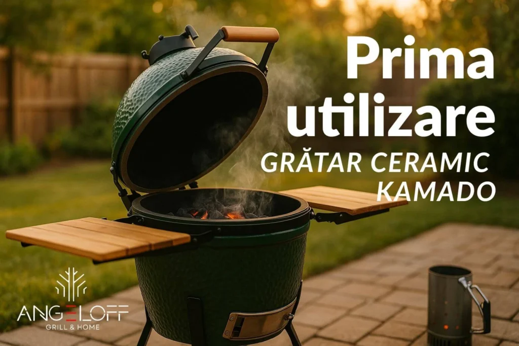 Utilizarea grătarului kamado pentru prima dată: cărbune, aprindere, temperatură – ghid complet