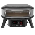 Cuptor pizza pe gaz Premium Cozze 34 cm cu piatra rotativa termometru digital lumina led si regulator