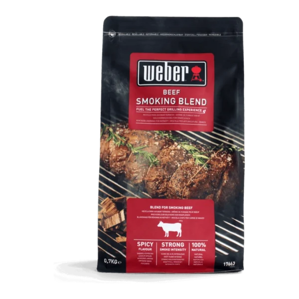 Aschii de afumare Weber Beef Wood chip blend 700g pentru carne de vita